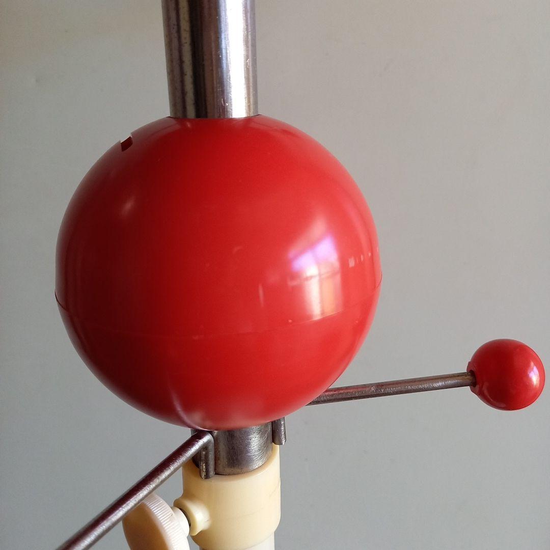 70’s スペースエイジ　ポールハンガー　昭和レトロ　貯金箱付き　当時物