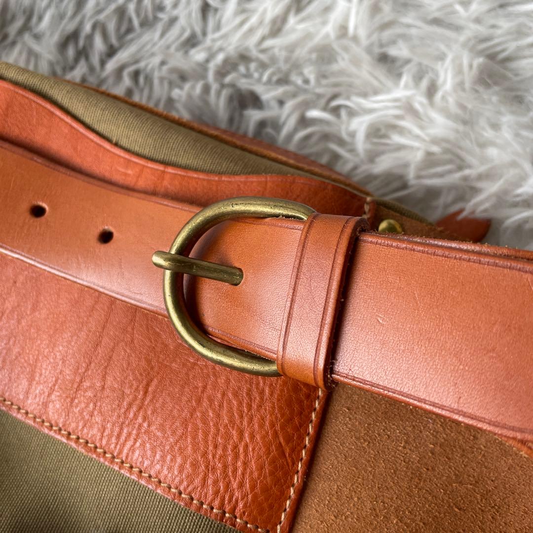 【極美品】イルビゾンテ ウエストバッグ レザー 希少