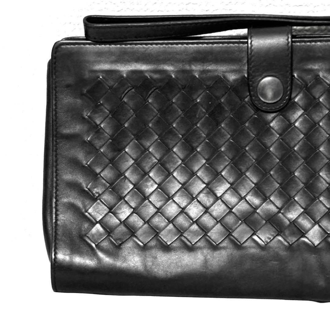 ボッテガヴェネタBOTTEGA VENETAレザーハンドバッグ イントレチャート