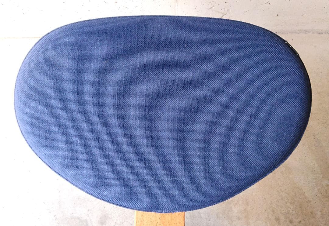 【美品】サカモトハウス バランスチェアイージー　ブルー(ショートフレーム)