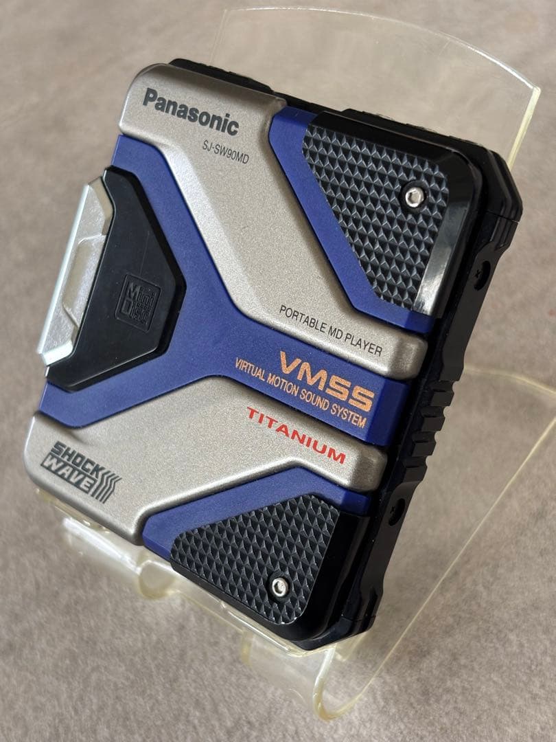 希少ジャンクPanasonic☆MDプレイヤーショックウェーブSJ-SW90MD