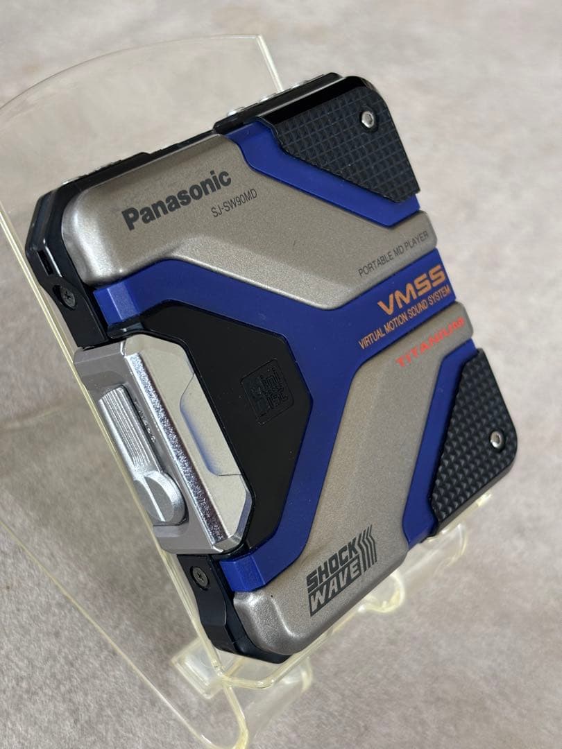 希少ジャンクPanasonic☆MDプレイヤーショックウェーブSJ-SW90MD