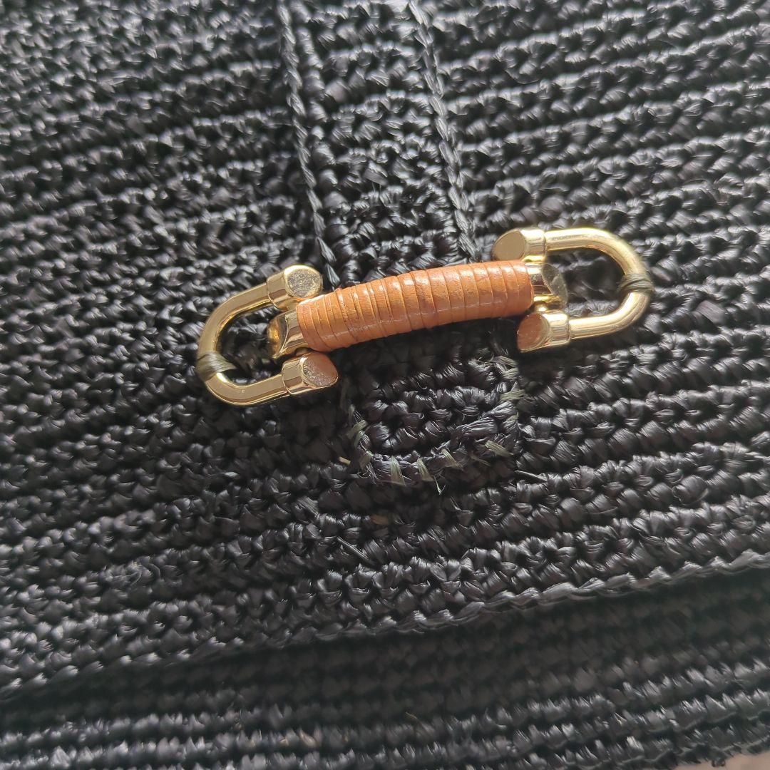 ヘレンカミンスキー　ラフィア　ポシェット　バック　ハグオーワー