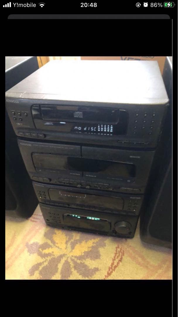 ミニコンポ KENWOOD ALLORA XE7 本体① コンパクトオーディオ