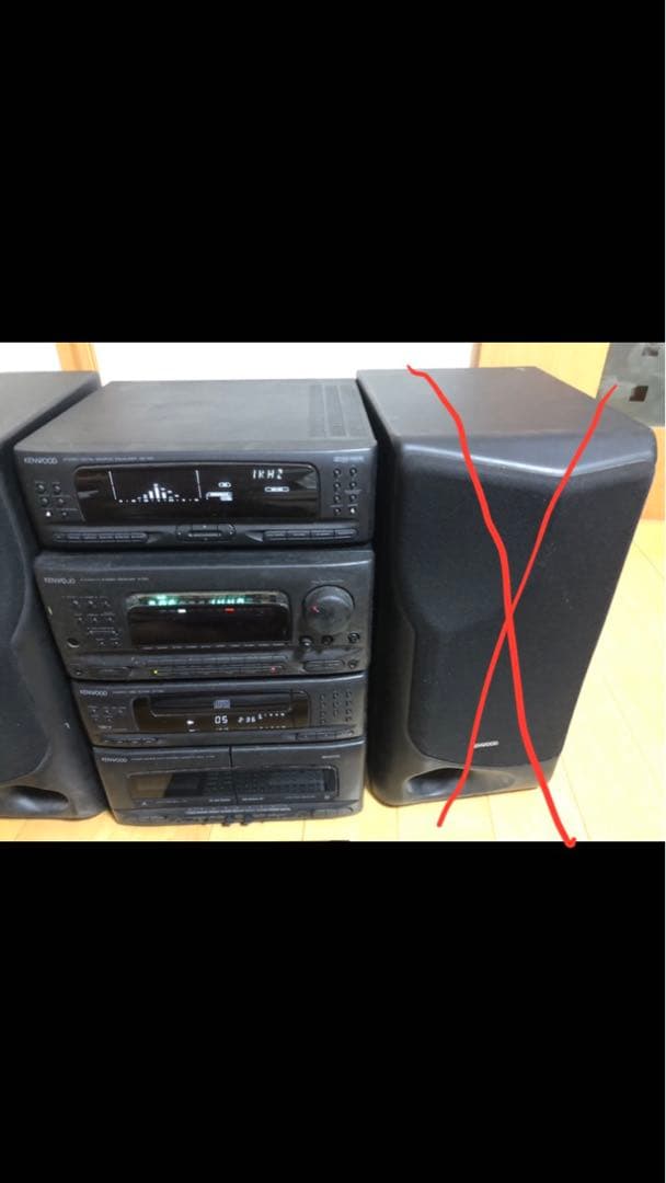 ミニコンポ KENWOOD ALLORA XE7 本体① コンパクトオーディオ