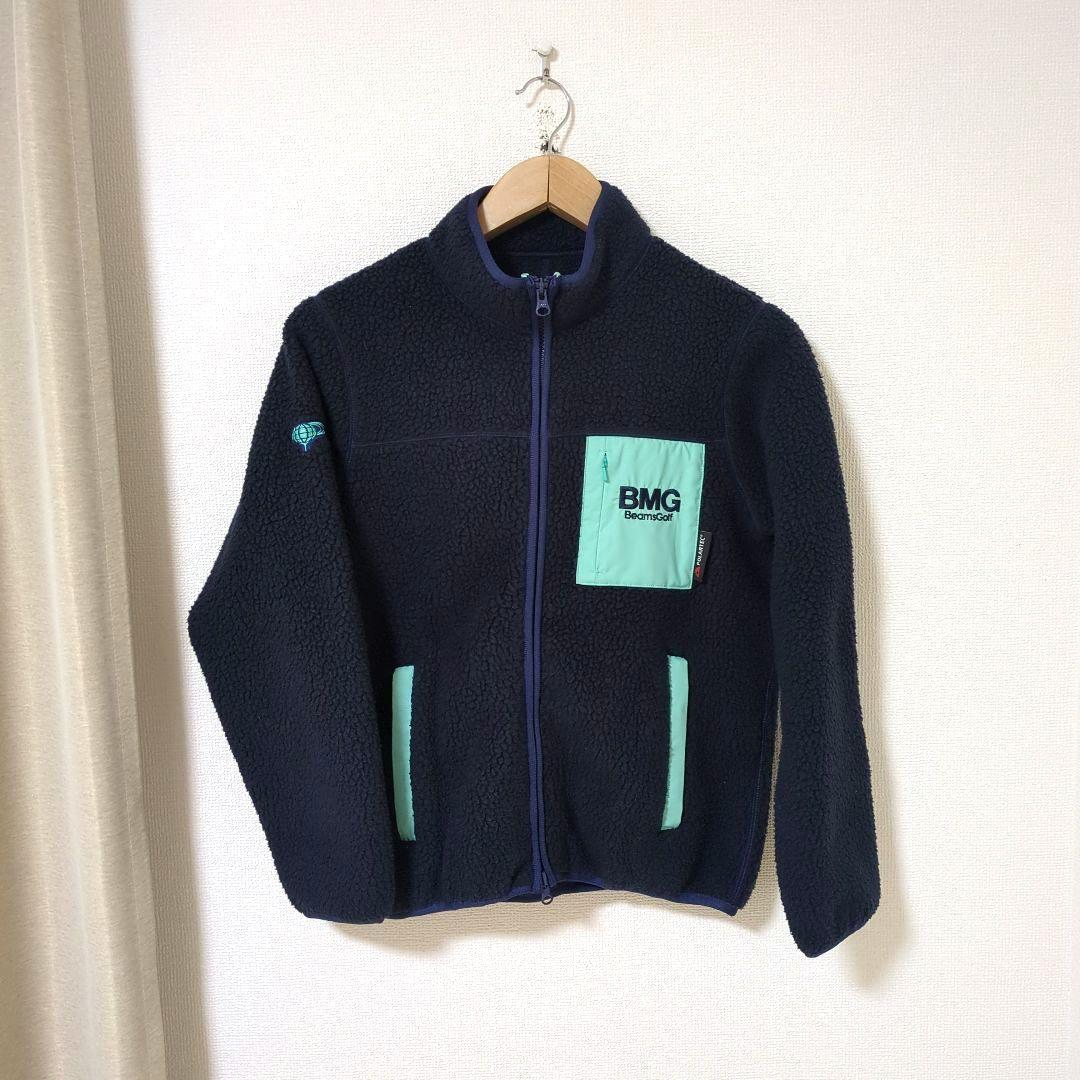 ★美品★　BEAMS GOLF　パイピング ボア ブルゾン　サイズ　S