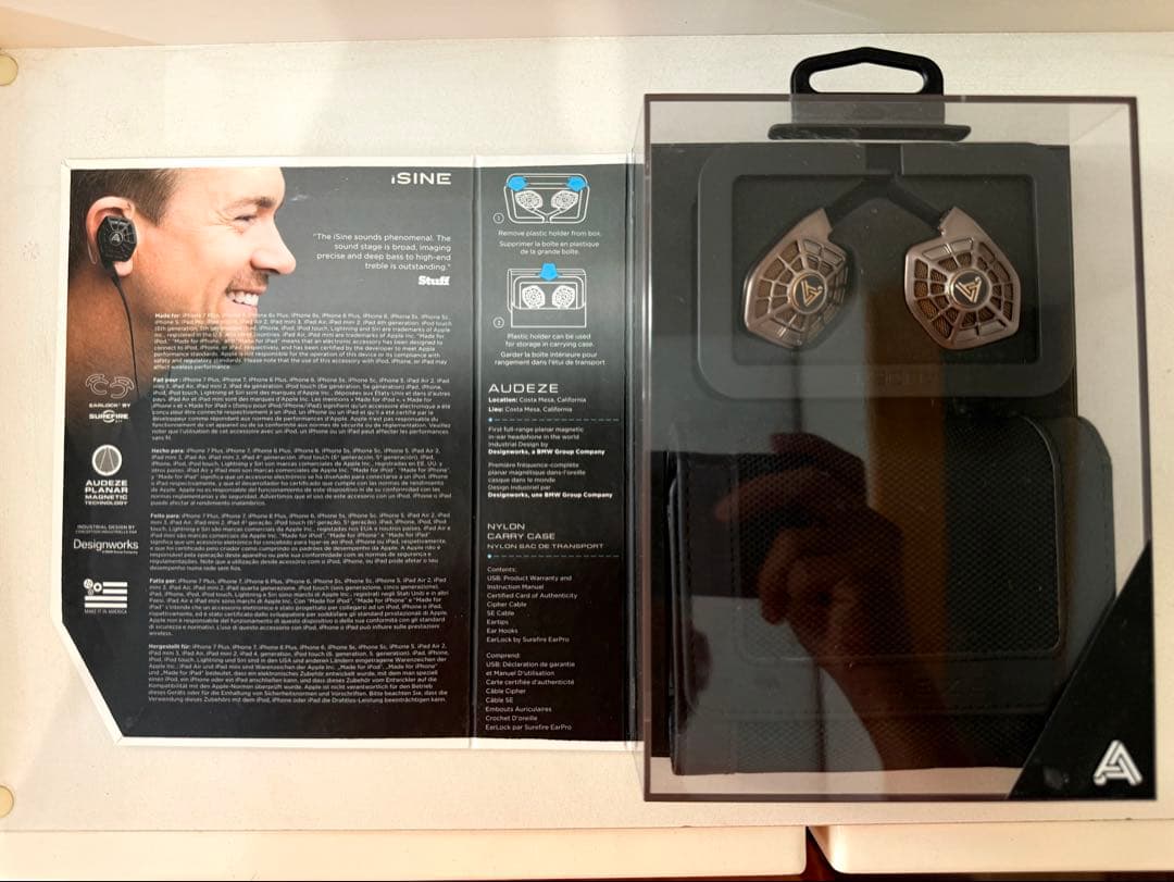 Audeze isine 20 平面駆動セミオープンイヤホン