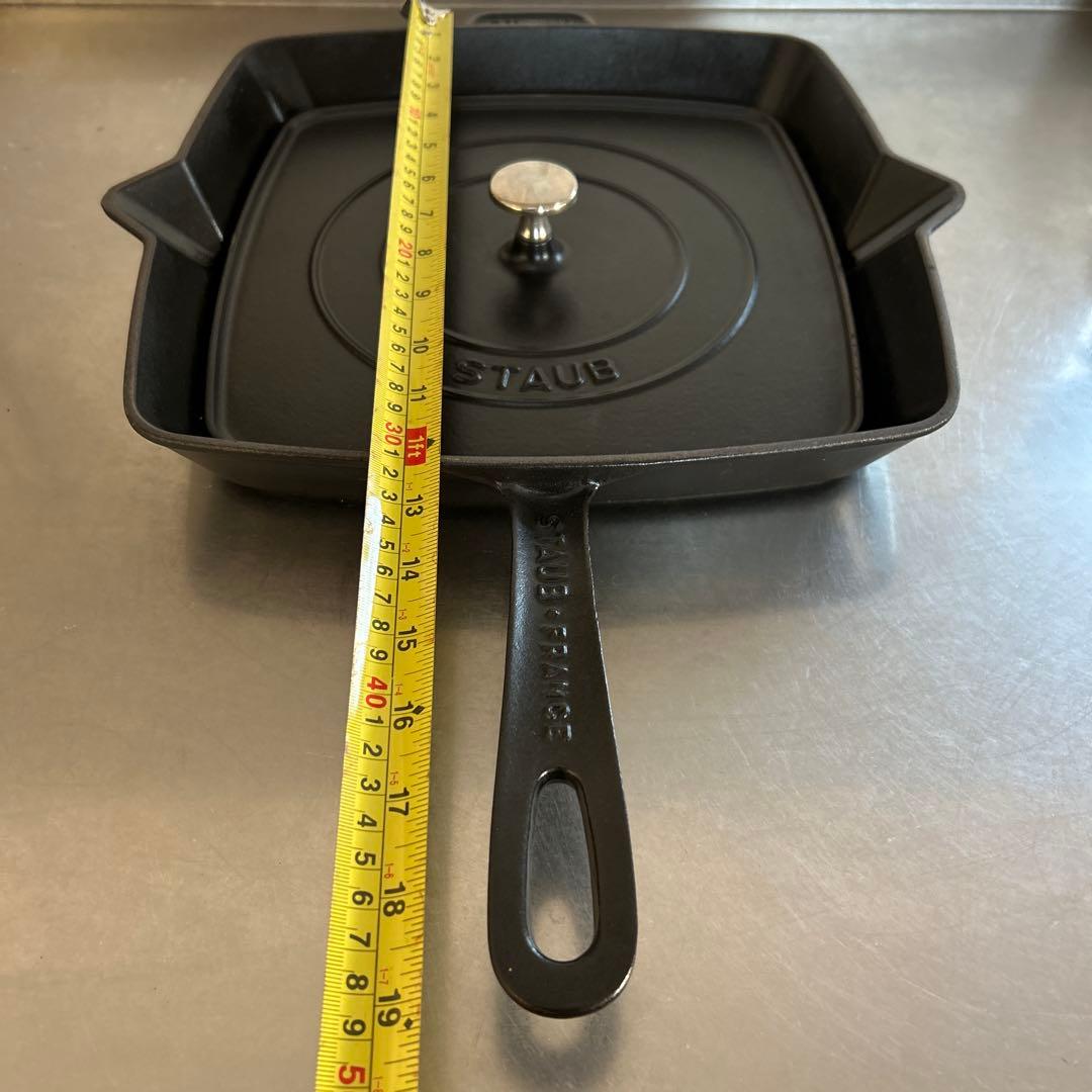 リフレイン。STAUB スクエアグリルパン&プレスセット