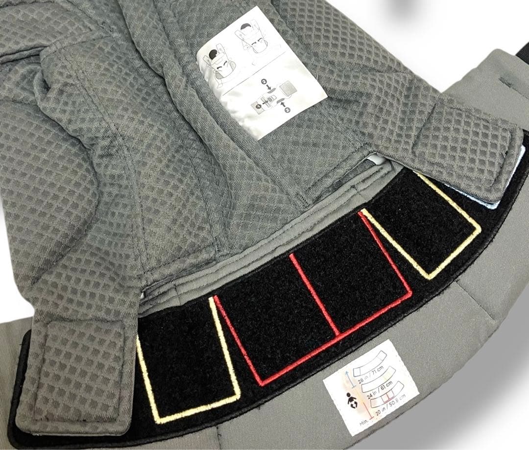 美品 国内正規品 エルゴベビー オムニブリーズ エアメッシュ グラファイトグレー