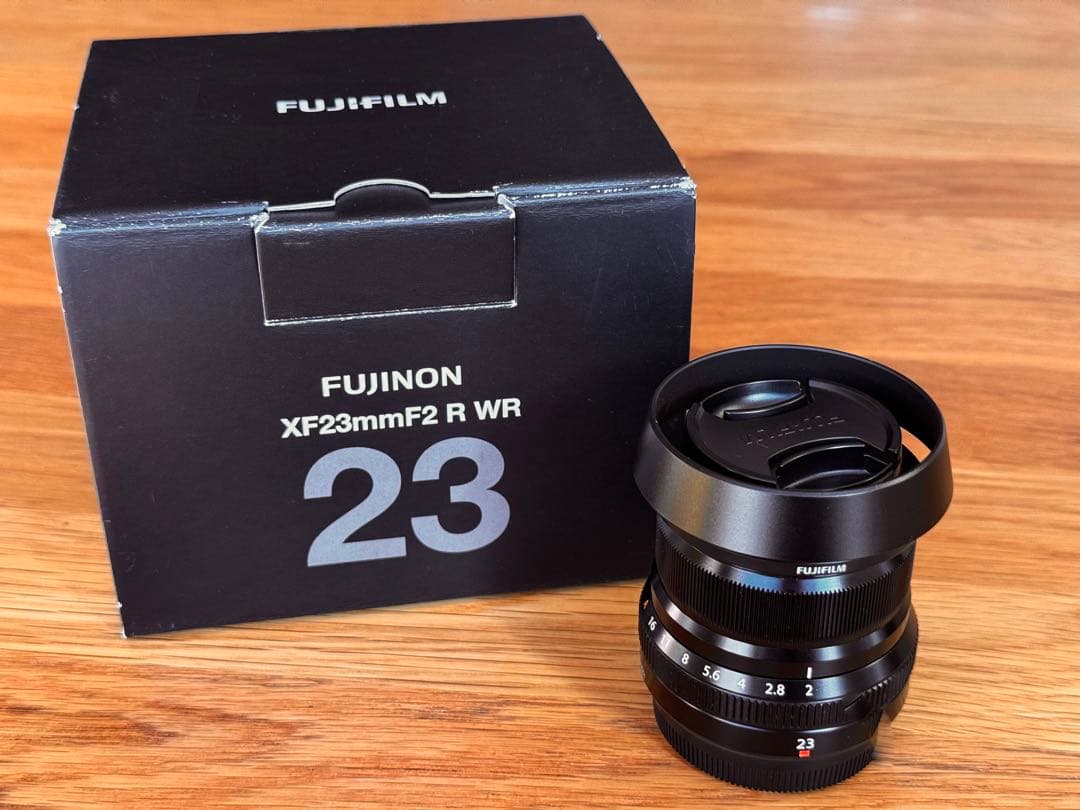 FUJIFILM XF23mmF2 R WR レンズフード付属