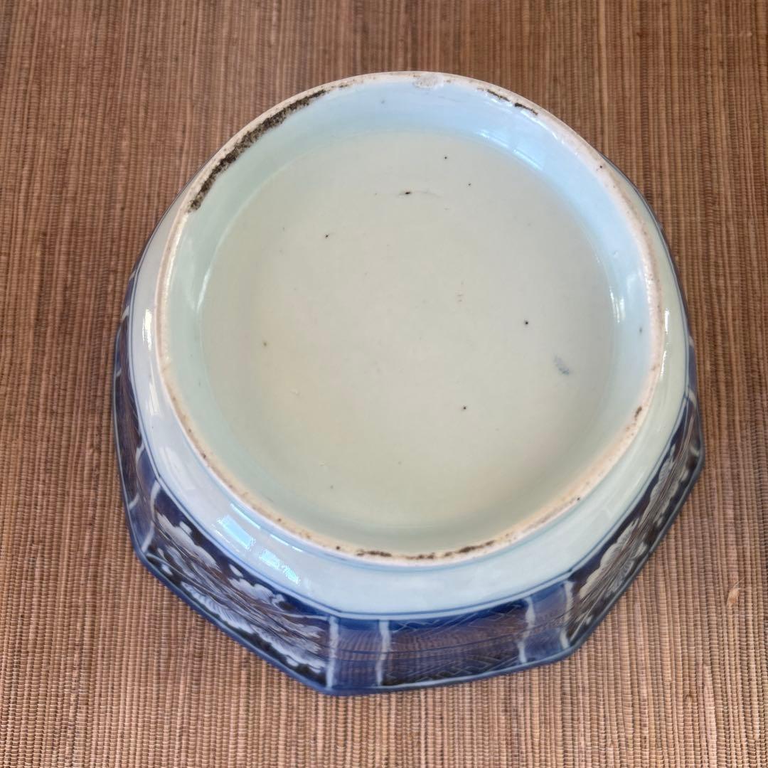 八角鉢　骨董