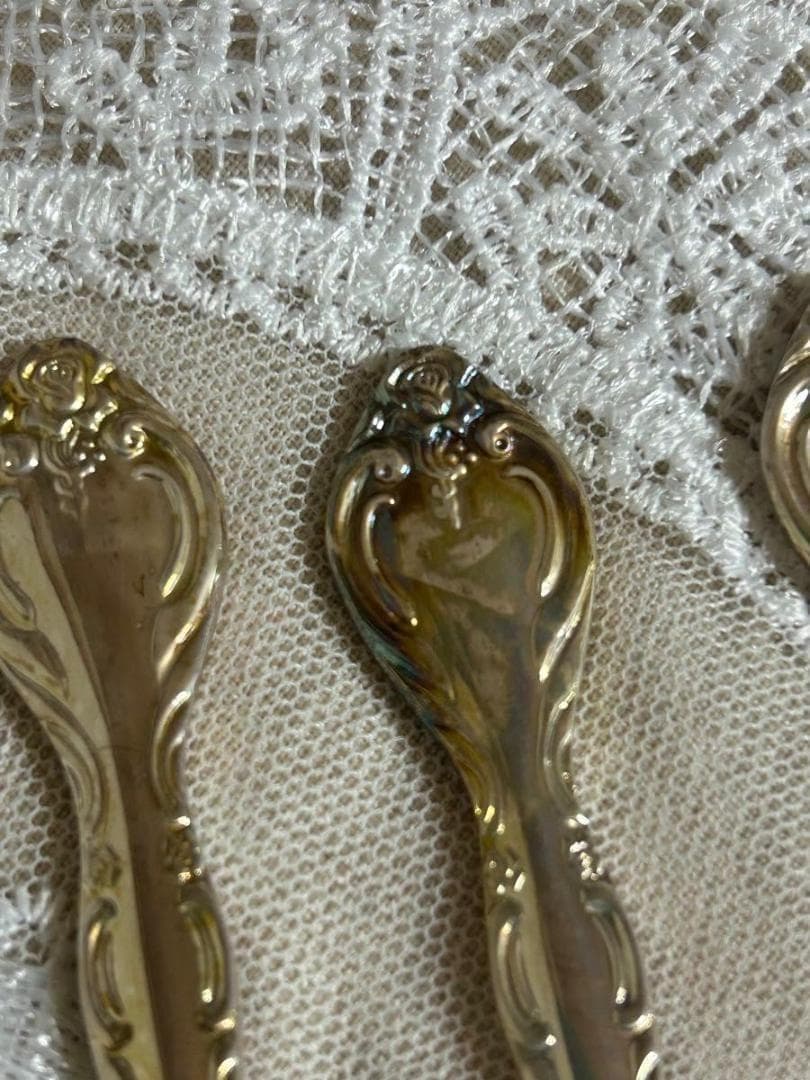 セール！ラッキーウッド　ラッキーシルバー　スプーン 6本セット カトラリー