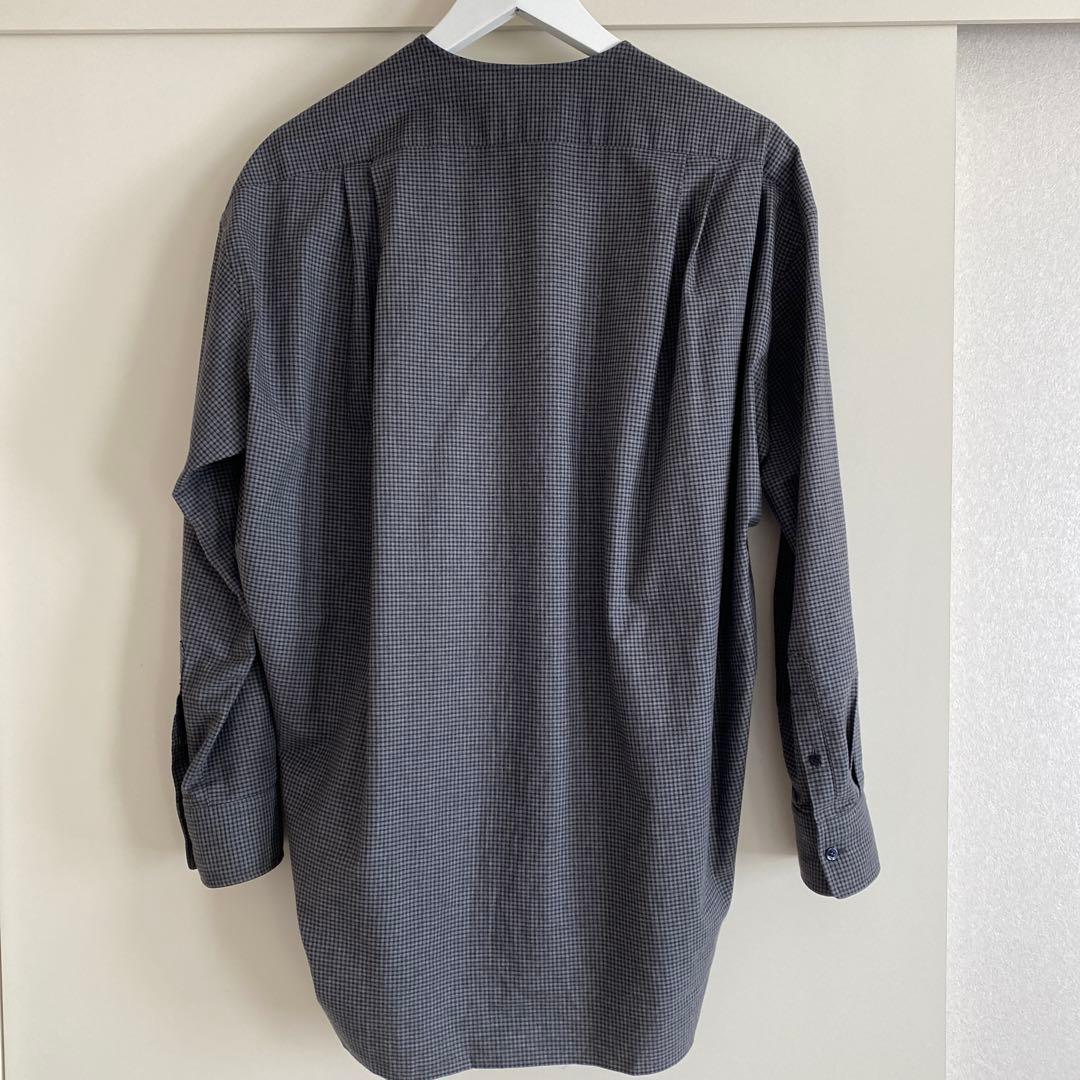 ドゥロワー drawer チェック柄ブラウス　グレー系　一度着用美品