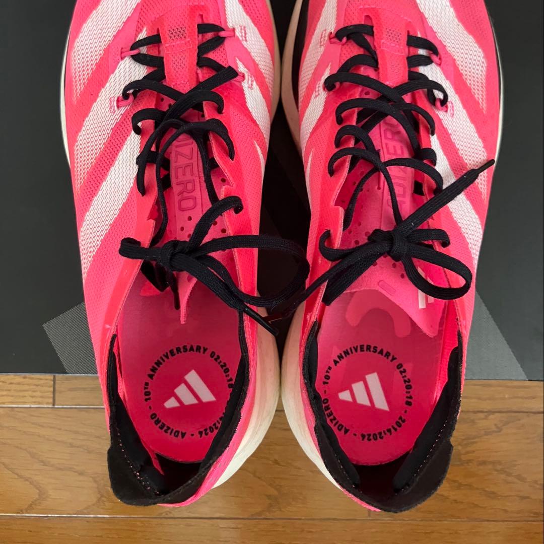 【美品】adidas ADIZERO PRO 3 26.0cm ピンク