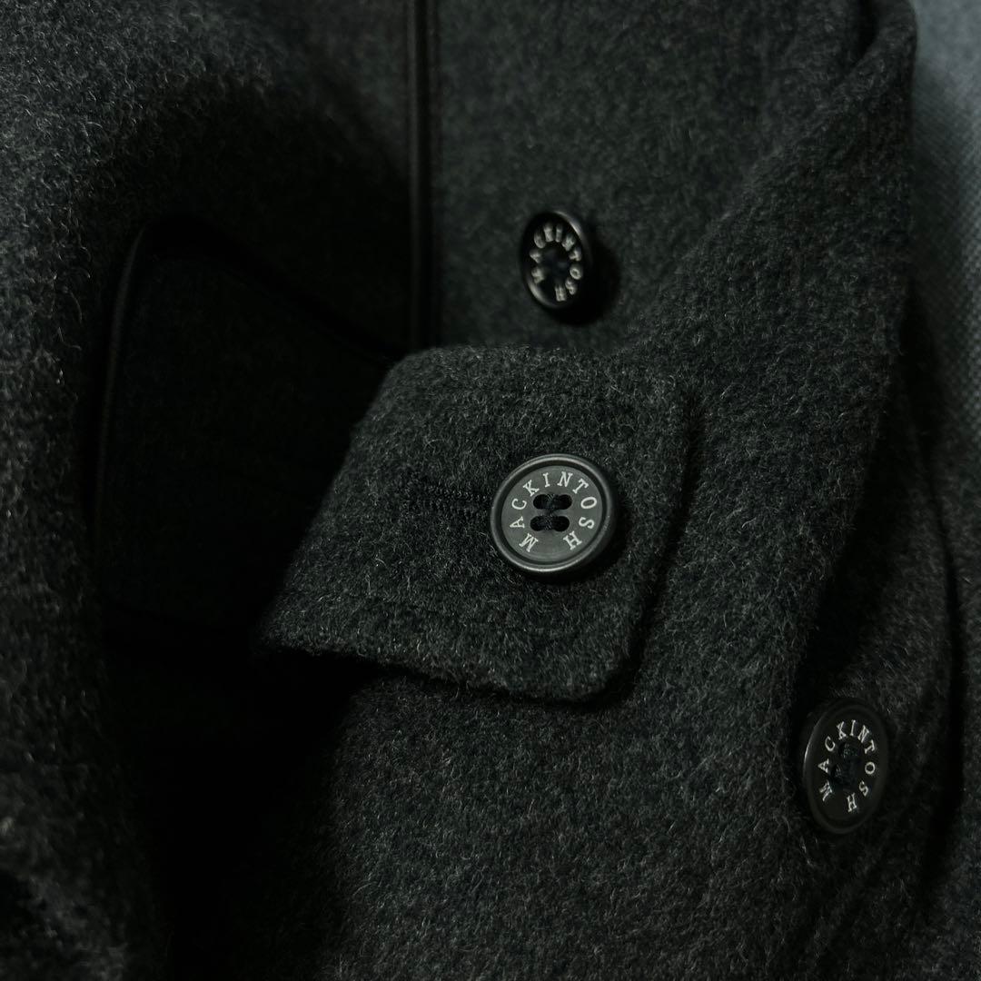 ★★マッキントッシュ／カシミア混ダッフルコート　ダークグレー S〜Mサイズ★★