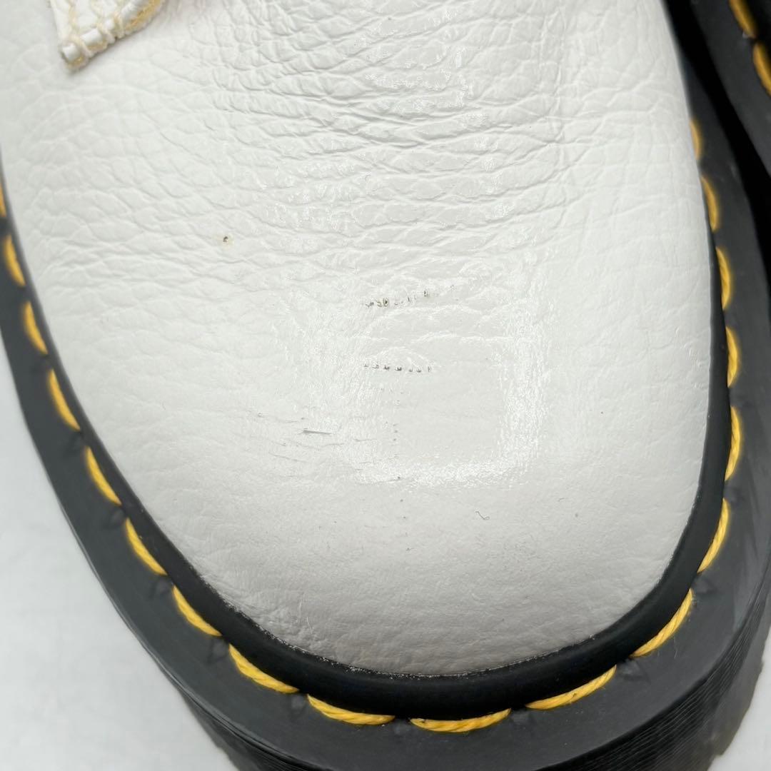 厚底✨ Dr.Martens デボンハート バレンタイン シボ 【38】 白