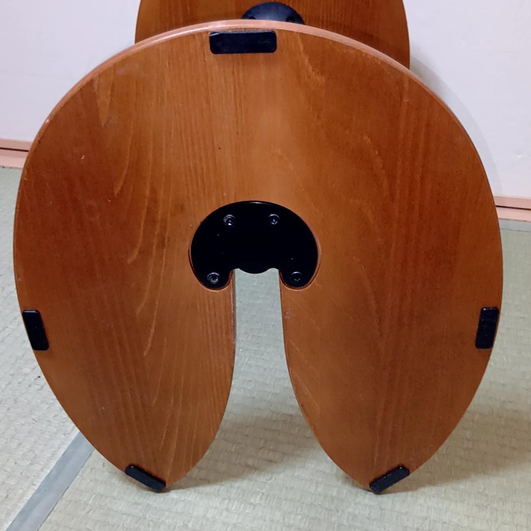 エコーネス　サイドテーブル　エリプステーブル　楕円　高さ調節機能付き　北欧