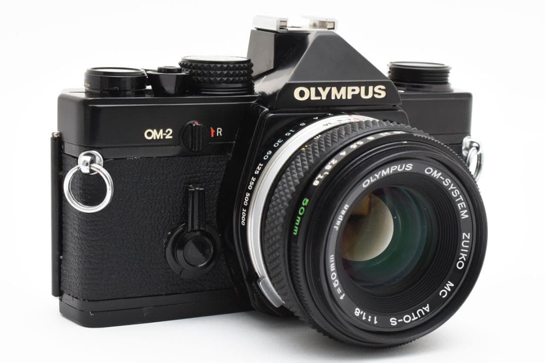 フィルムカメラ Olympus OM-2 Black + F.ZUIKO 50mm F/1.8
