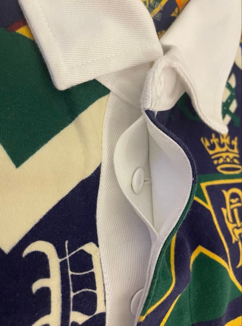 ラグビー 多色柄 ラガーシャツ