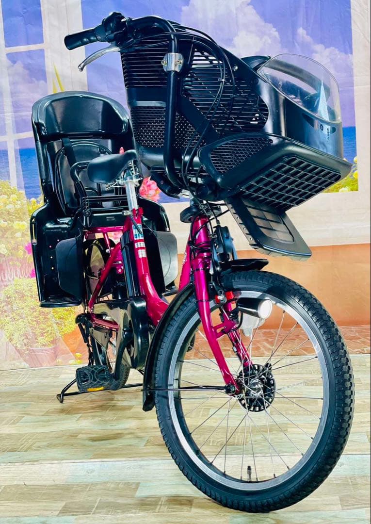 ちー　ヤマハパスキス⭐️人気モデル！子供乗せ電動自転車Y0001