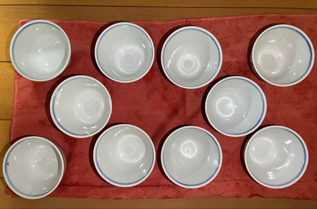 由*麻様 煎茶道具　南京煎茶茶碗　十客セット