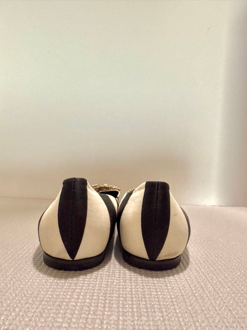 Roger Vivier ストライプ フラットシューズ