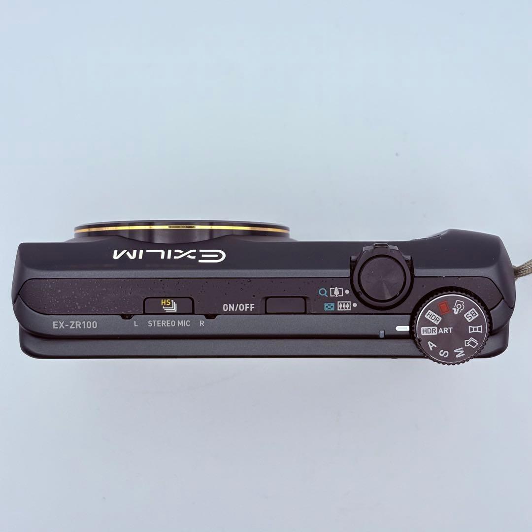 CASIO EXILIM デジタルカメラ EX-ZR100 ブラック