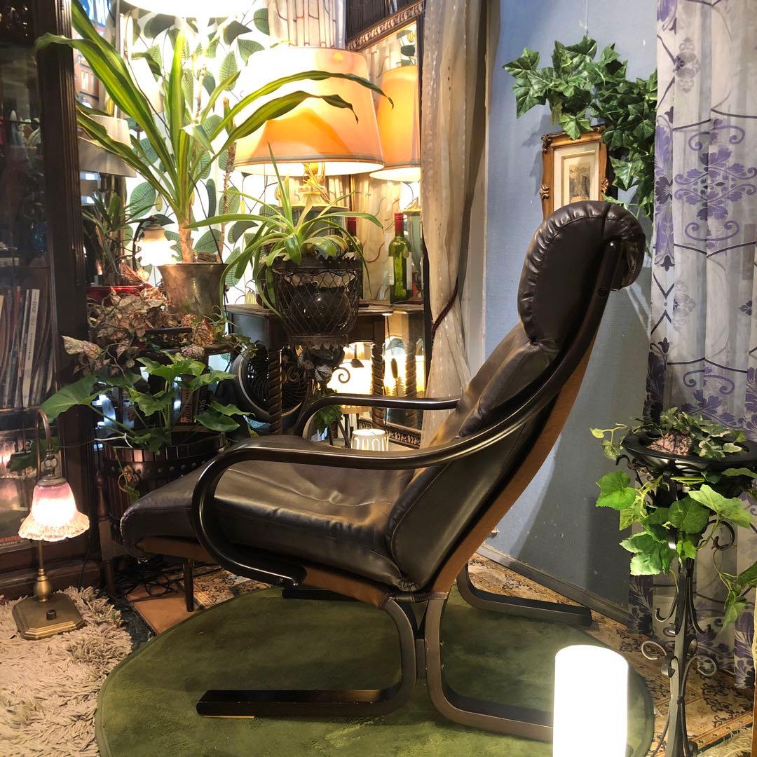 Sale 美品　富士ファニチャー　アジオ　DBR ハイバック　曲げ木ソファ