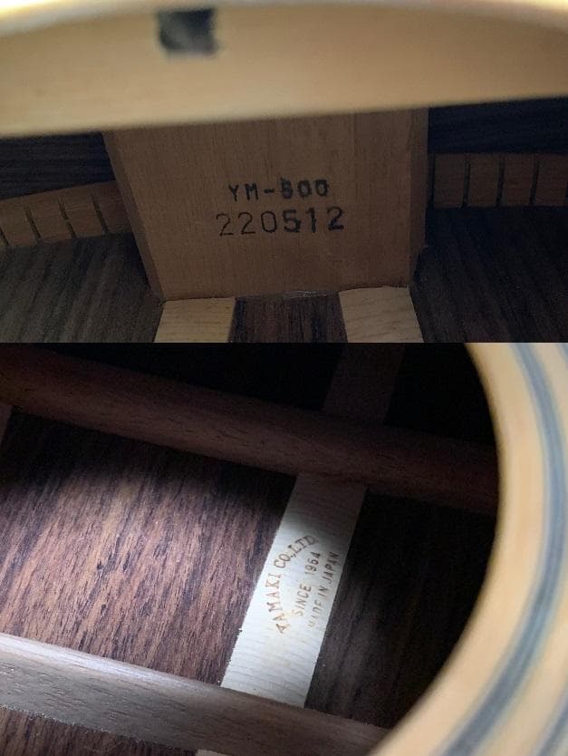 【美品】Yamaki YM-500 トップ単板～音の良いギターをお探しの方へ～