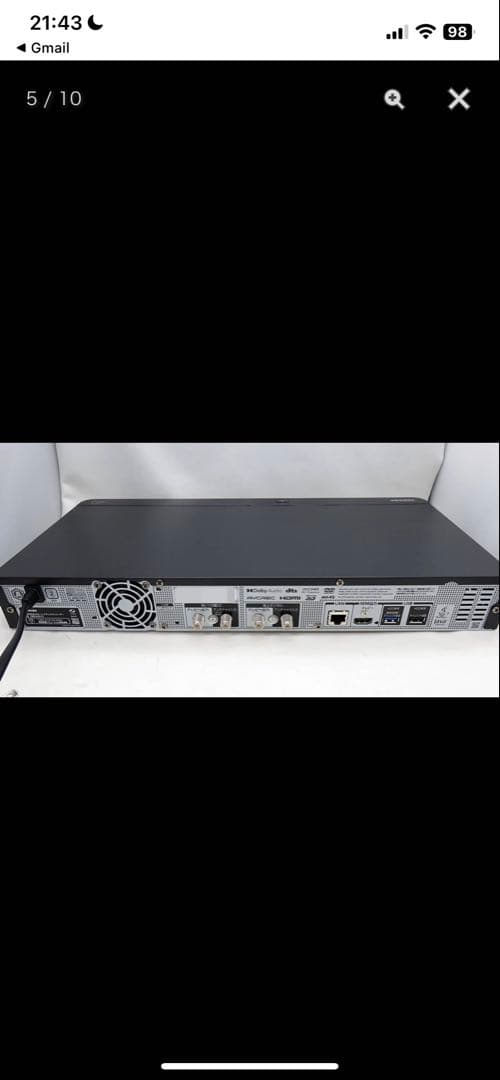 東芝REGZA タイムシフトマシン DBR-M3010 3TB 6Ch 全録