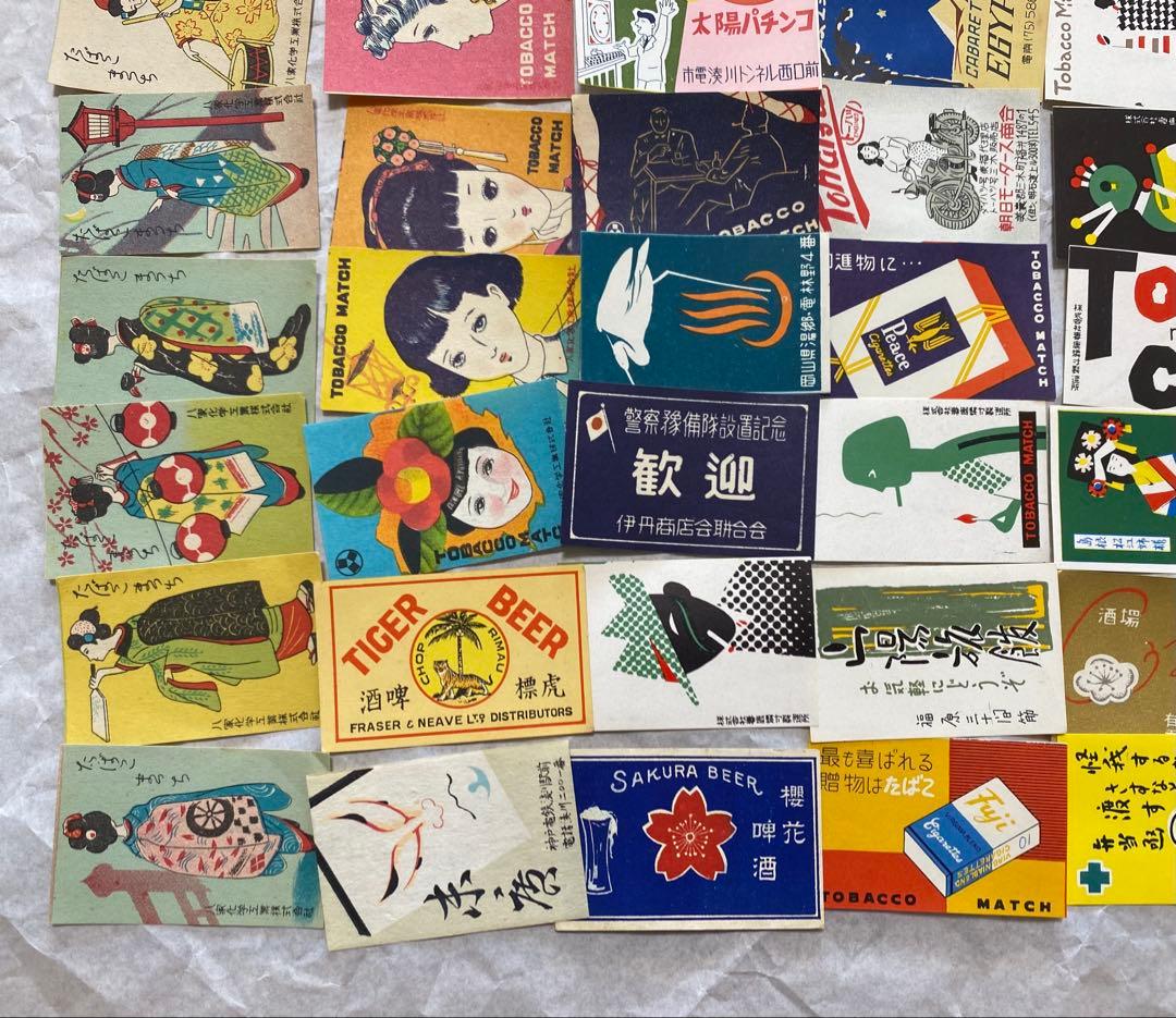 マッチラベル80枚 特選！昭和レトロ　戦前戦中戦後