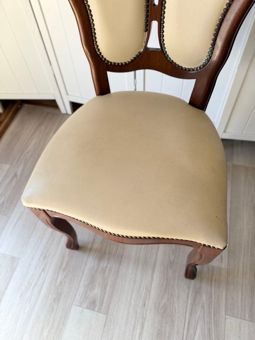 ④サルタレッリ ダイニングチェア 猫脚チェア 1脚　(4脚同時販売)