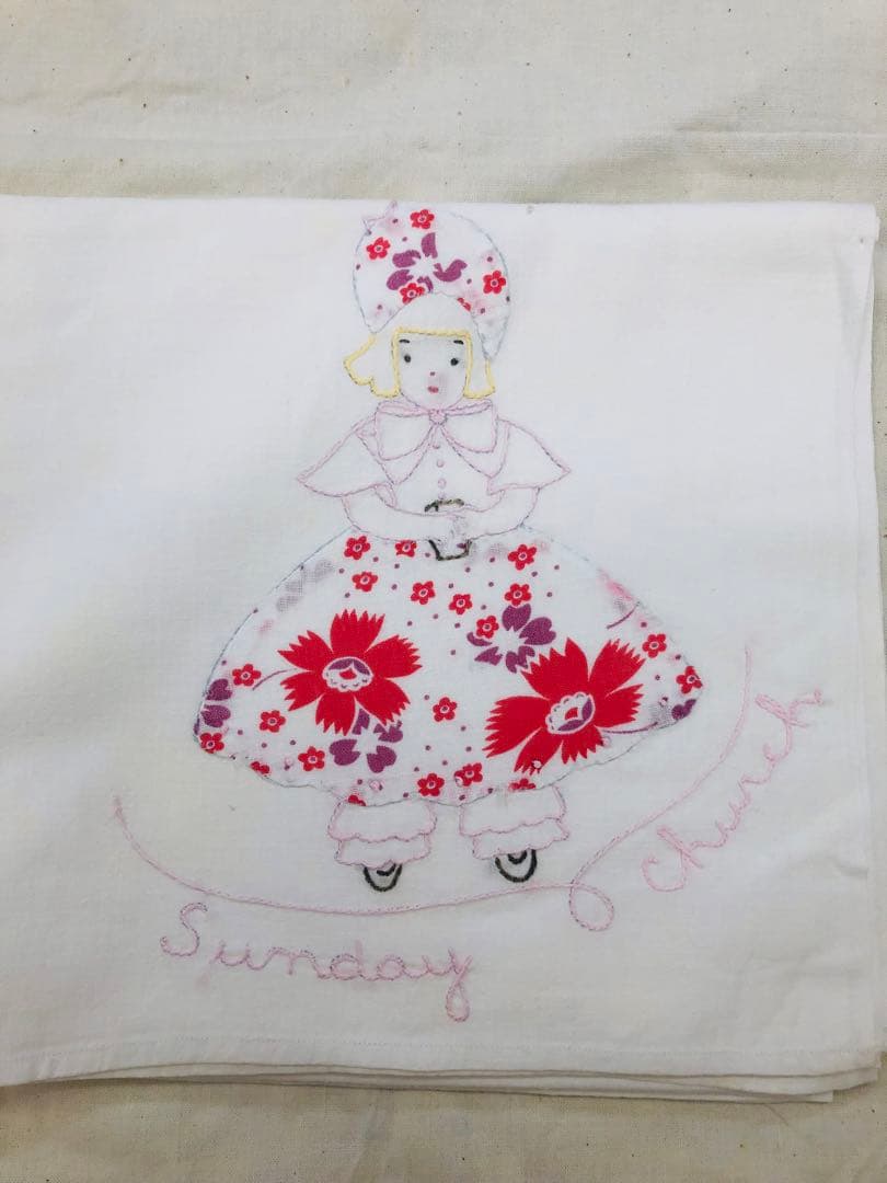 アメリカアンティーク　キッチンクロスSET