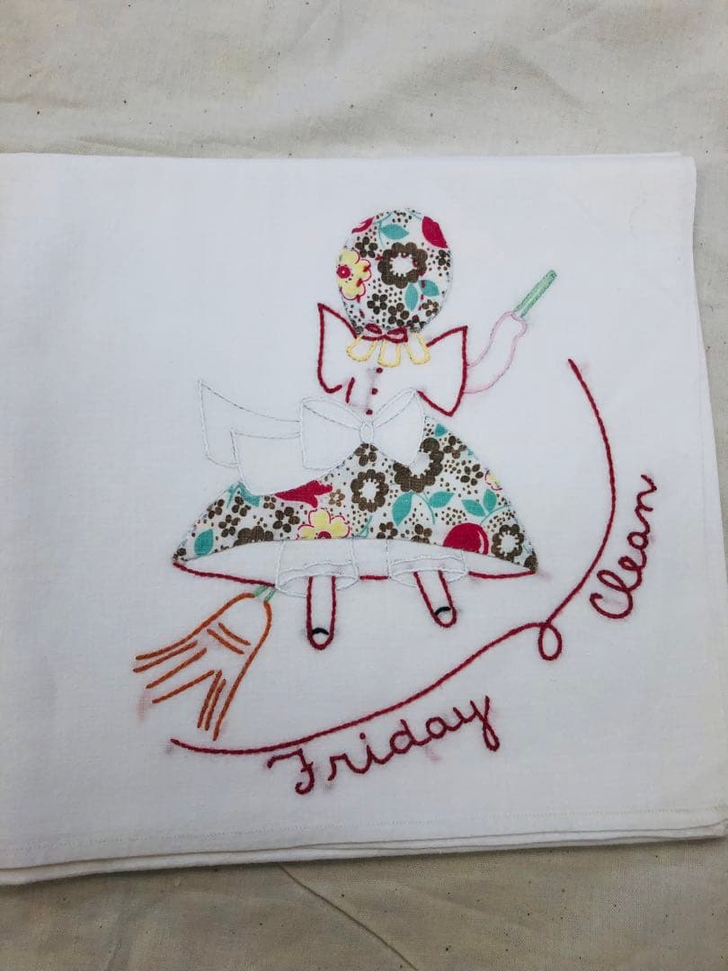 アメリカアンティーク　キッチンクロスSET