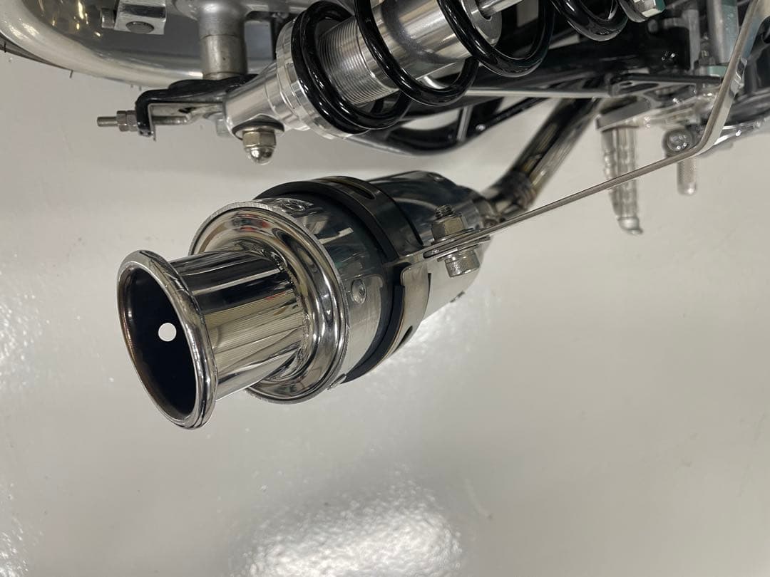 モンキー　オーバーレーシング用　ワンオフエキパイ　車高短用　ダックス　シャリー