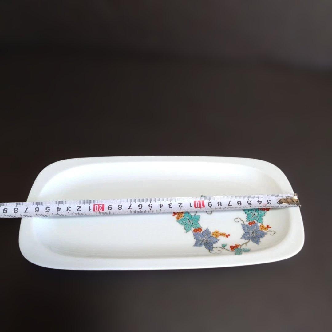 新品 有田焼 十三代柿右衛門窯筆頭絵付師舘林 古琳庵 長皿５枚