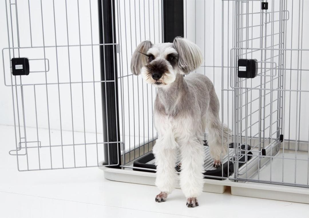 アドメイト イヌ用 ヴィラフォートサークル ブラック&シルバー レギュラー