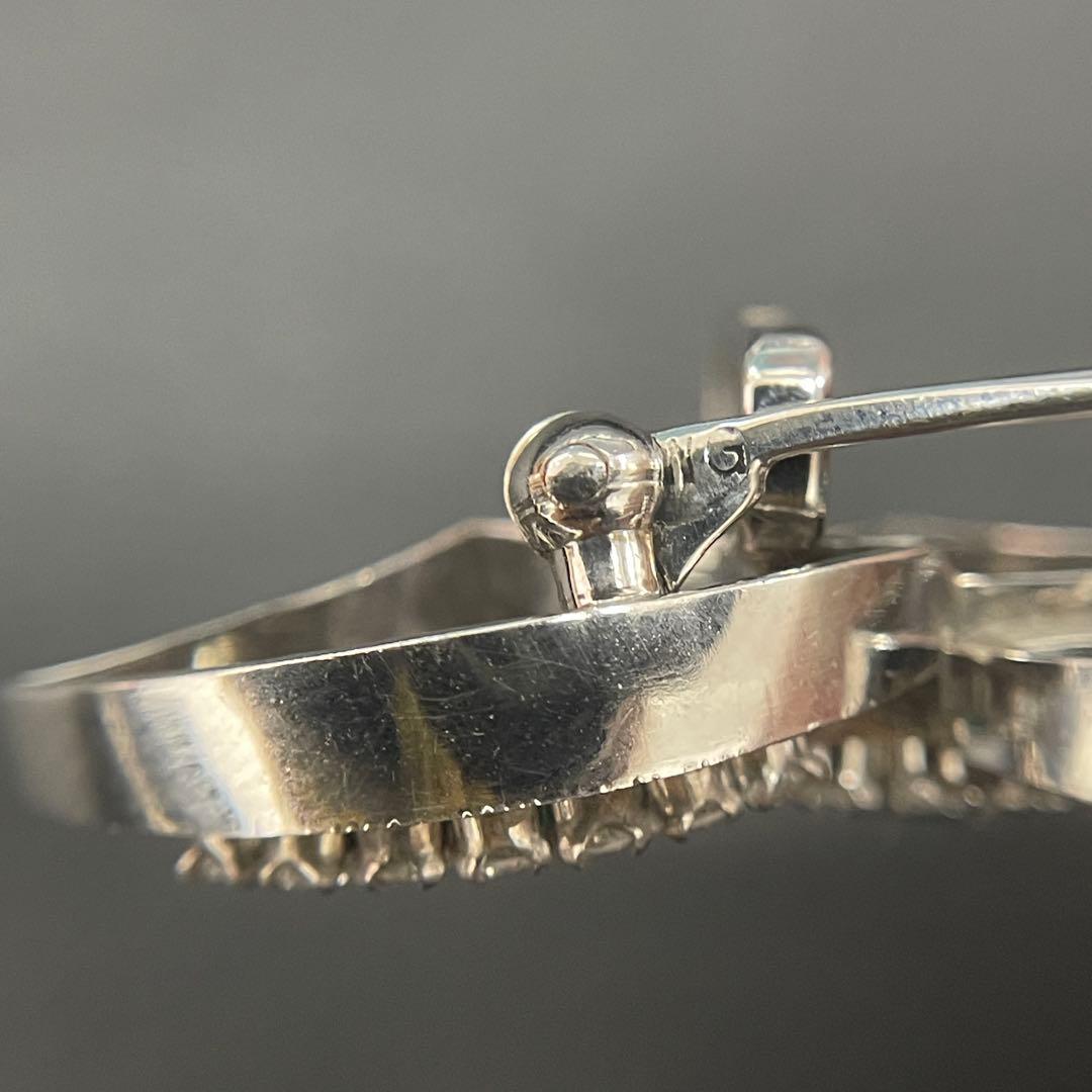 Pm900 エメラルドとダイヤモンドのブローチ2WAY