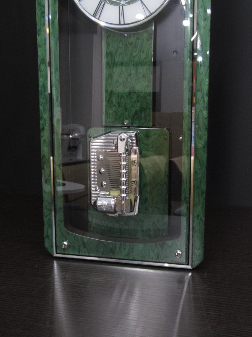 【最終値下】【展示品】リズム時計 ハイグレード掛時計 プライムオルガニートMN