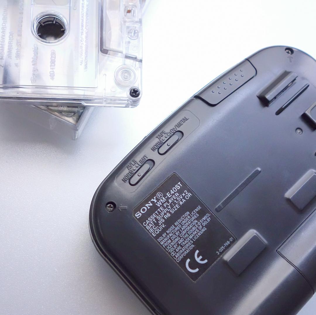 【動作整備品】WM-E40ST ソニー カセットテーププレーヤー ウォークマン