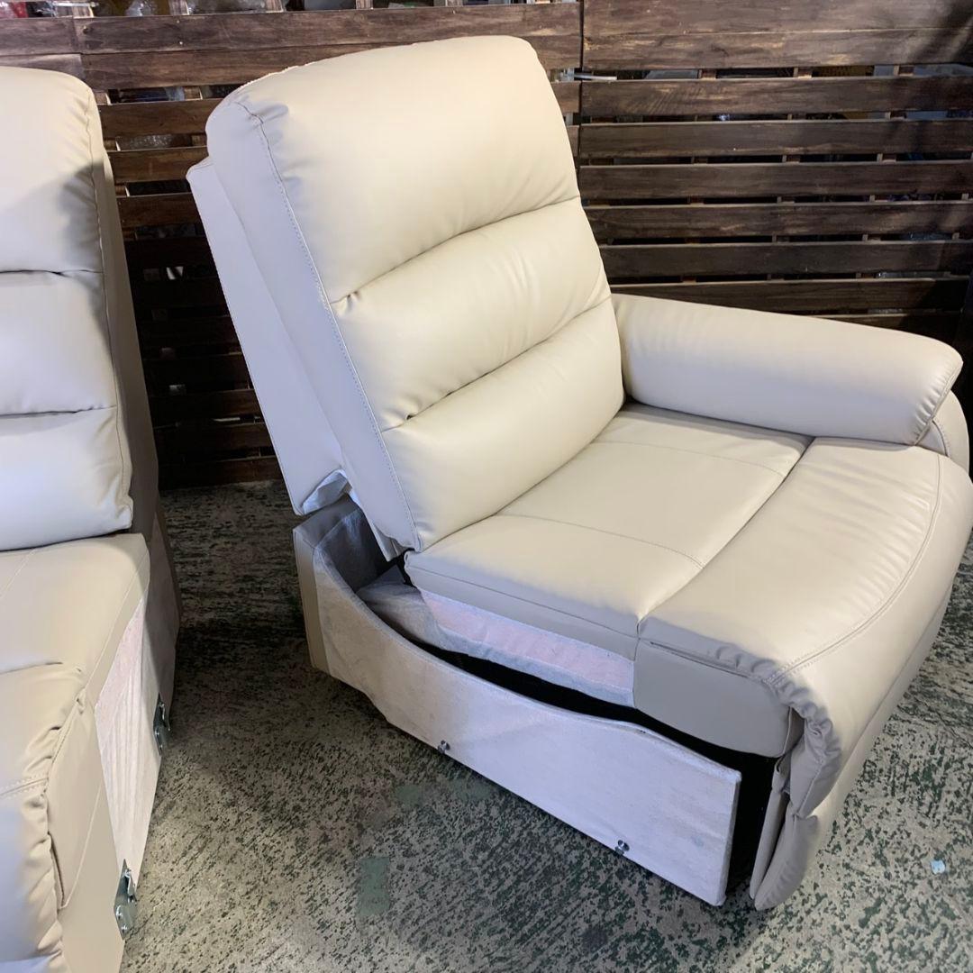 J853 NITORI N リクライニング ソファ 3人掛け