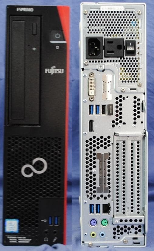 即使用できる!22ワイドモニターセット/富士通 i3-7100 M.2SSD