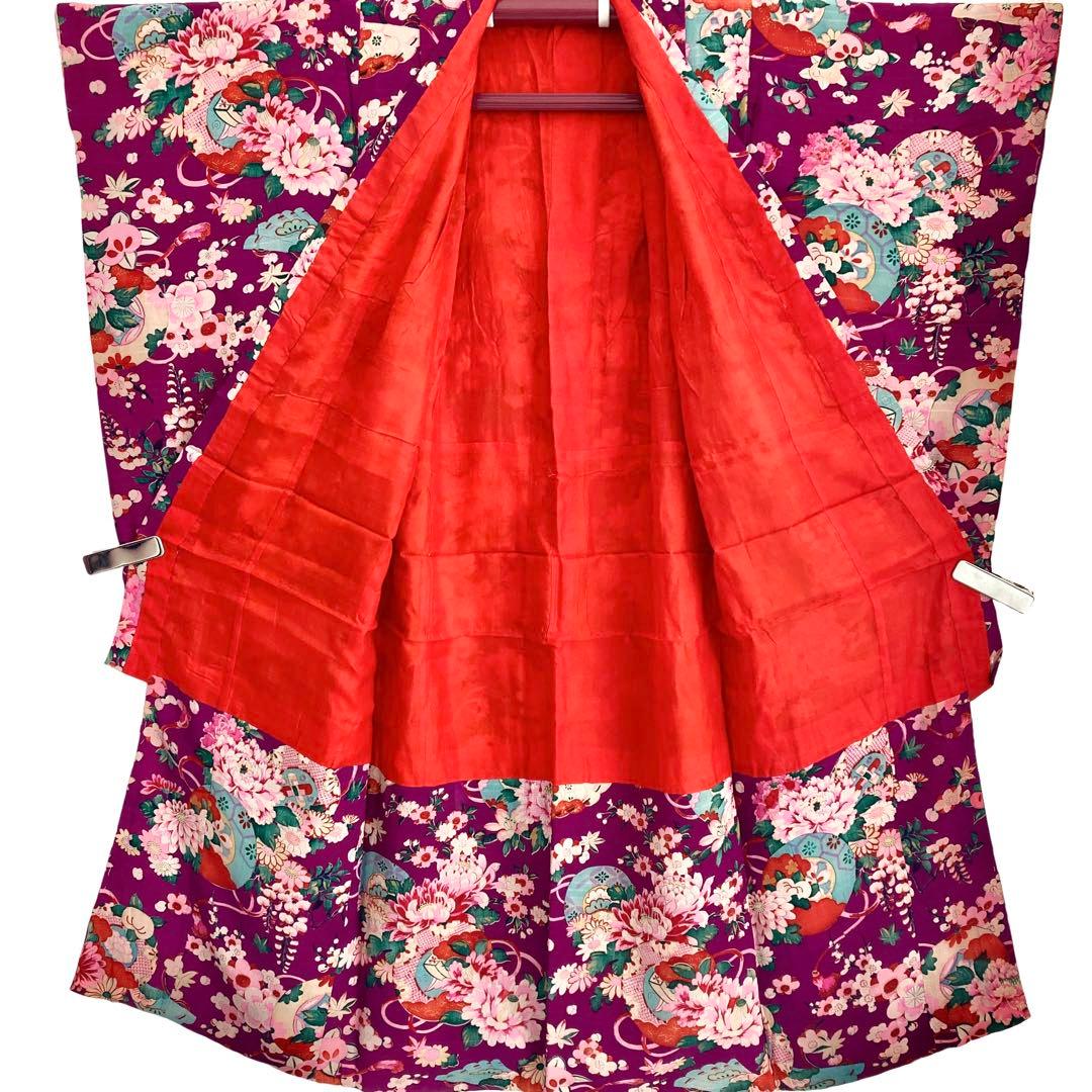 アンティーク　女の子　子供着物　七五三　アンティーク着物　NO6