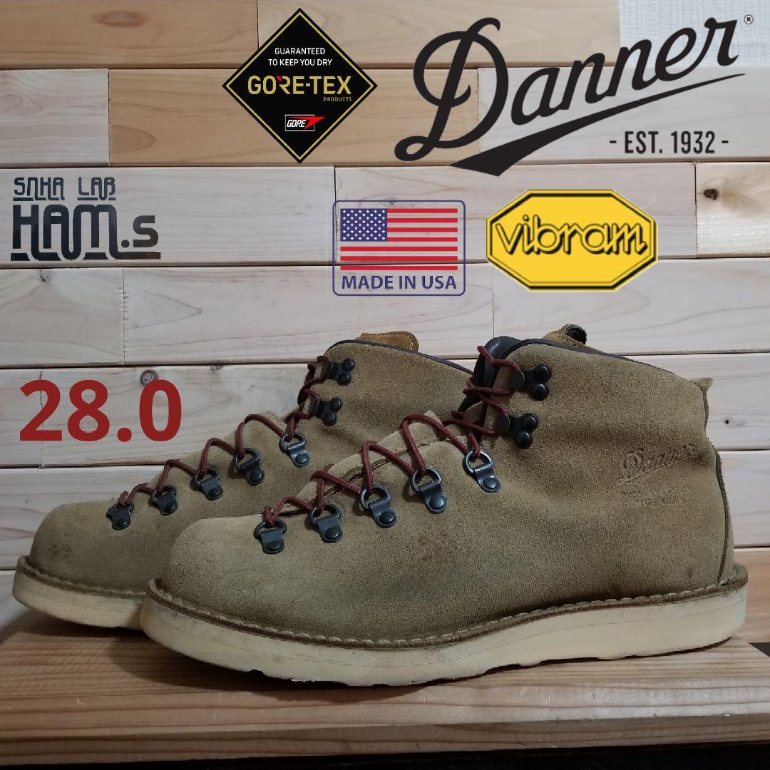 美品　廃盤　Danner ダナー　マウンテンライト　スエード　白タグ　USA
