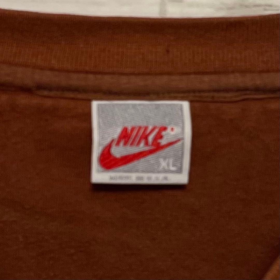 938【人気XLサイズ】ナイキ♤刺繍ビッグロゴ　90s銀タグ　スウェット入手困難