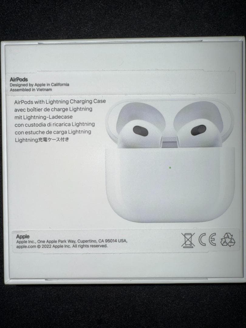 ▲AirPods▲第3世代▲Lightning充電▲MPNY3J/A