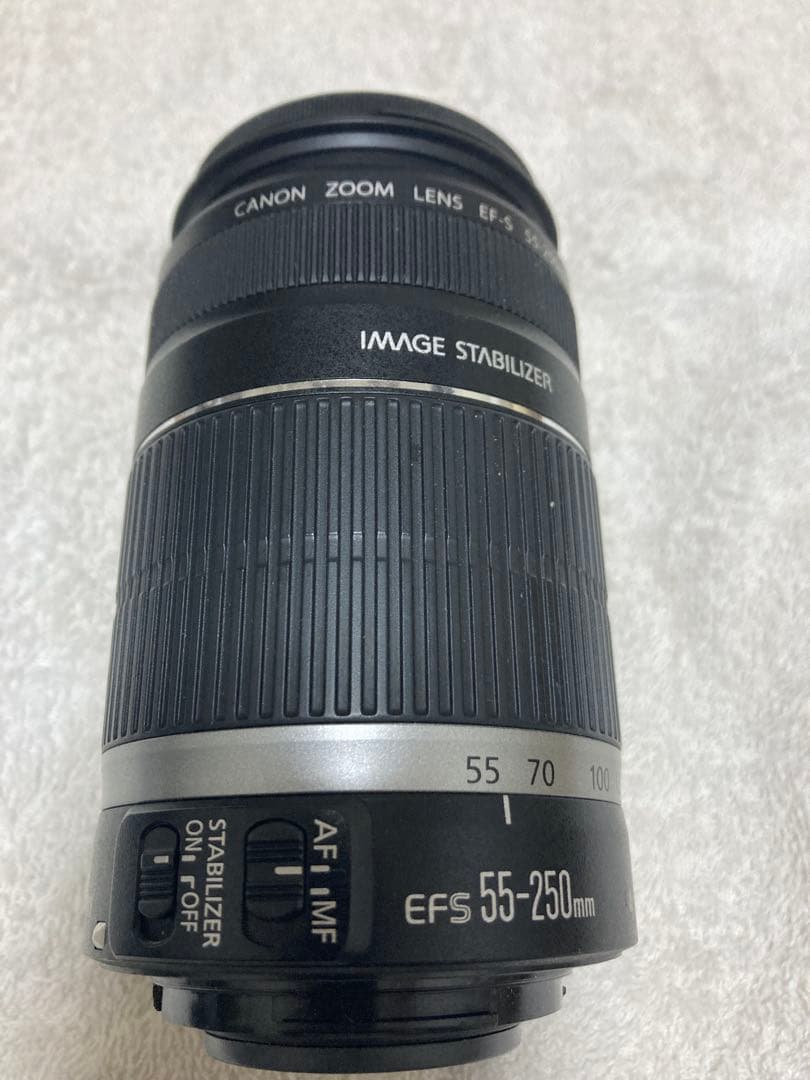 Canon EF-S 55-250mm & EF 50mm レンズセット