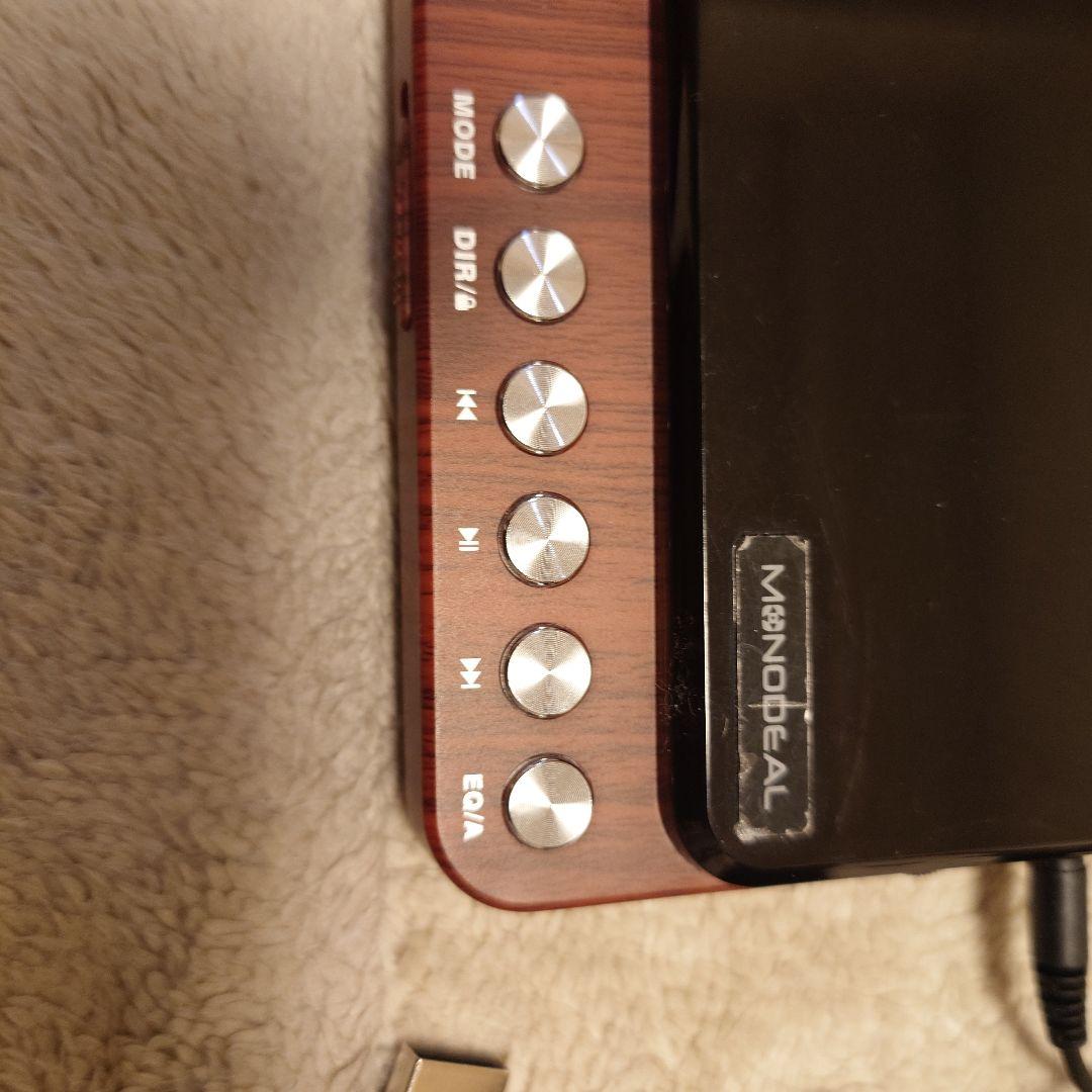 MINDOAL ポータブルCDプレーヤー/ANKERスピーカー付き