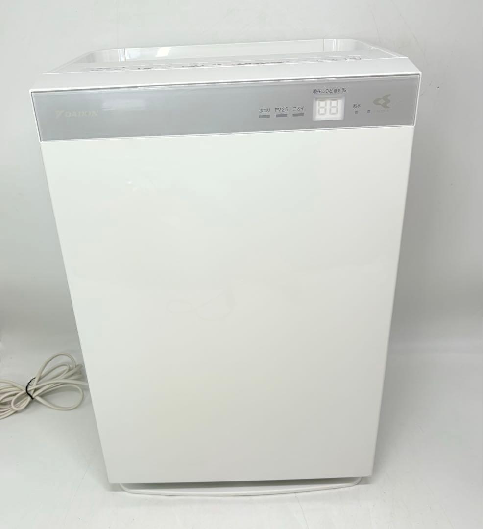 【美品・2021年製】ダイキン ストリーマ 加湿空気清浄機 MCK70XKS-W
