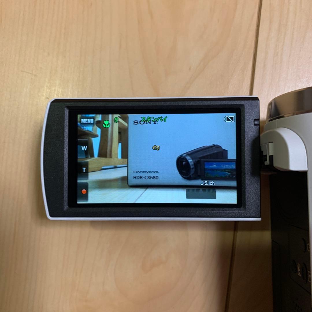 SONY HDR-CX680 ホワイト ハンディカム 本体